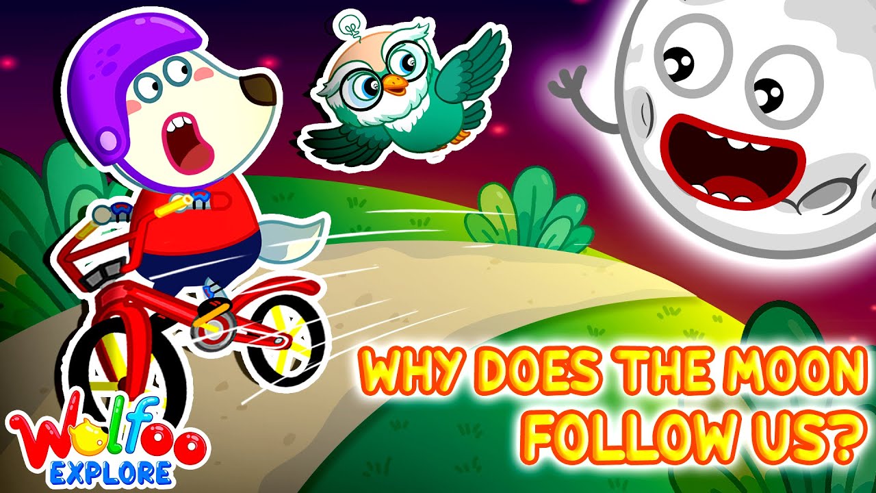 Why Does the Moon Follow Us? 🌕 Solar System | 🔍Wolfoo Explore - Nature | Educational Videos for Kids