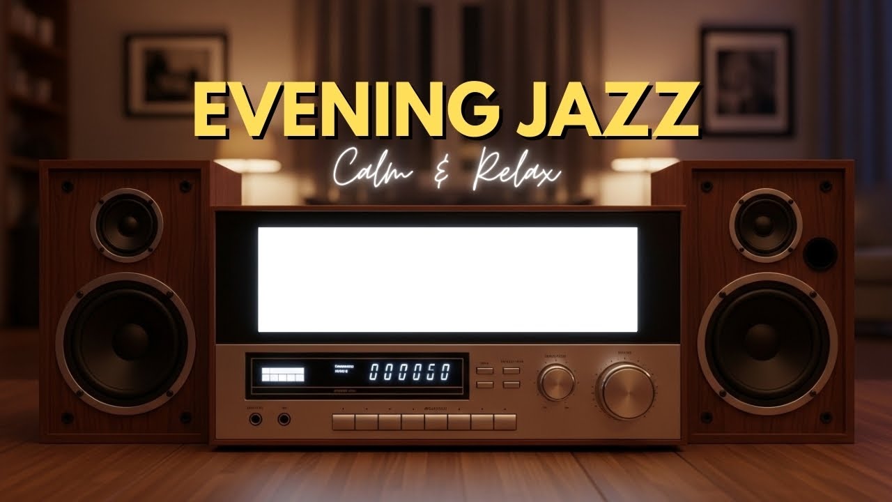 Evening Relax Focus Music with Warm Jazz Instrumental Atmosphere