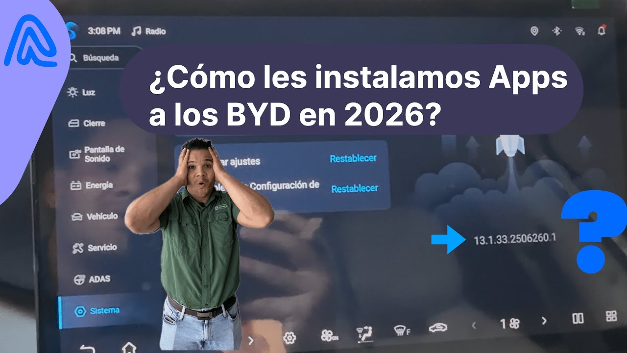 Guia paso a paso 2026 ¿Como instalar apps en vehículos BYD con sistema 13.1.33.2506 o superiores?