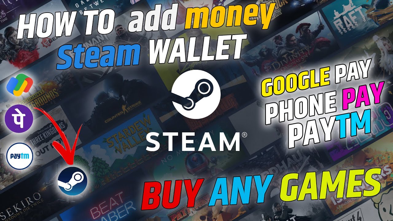 How to Add Funds to Steam Wallet 🔥  II With  Google pay, Phone pay, Paytm ✔ #steam #game #download