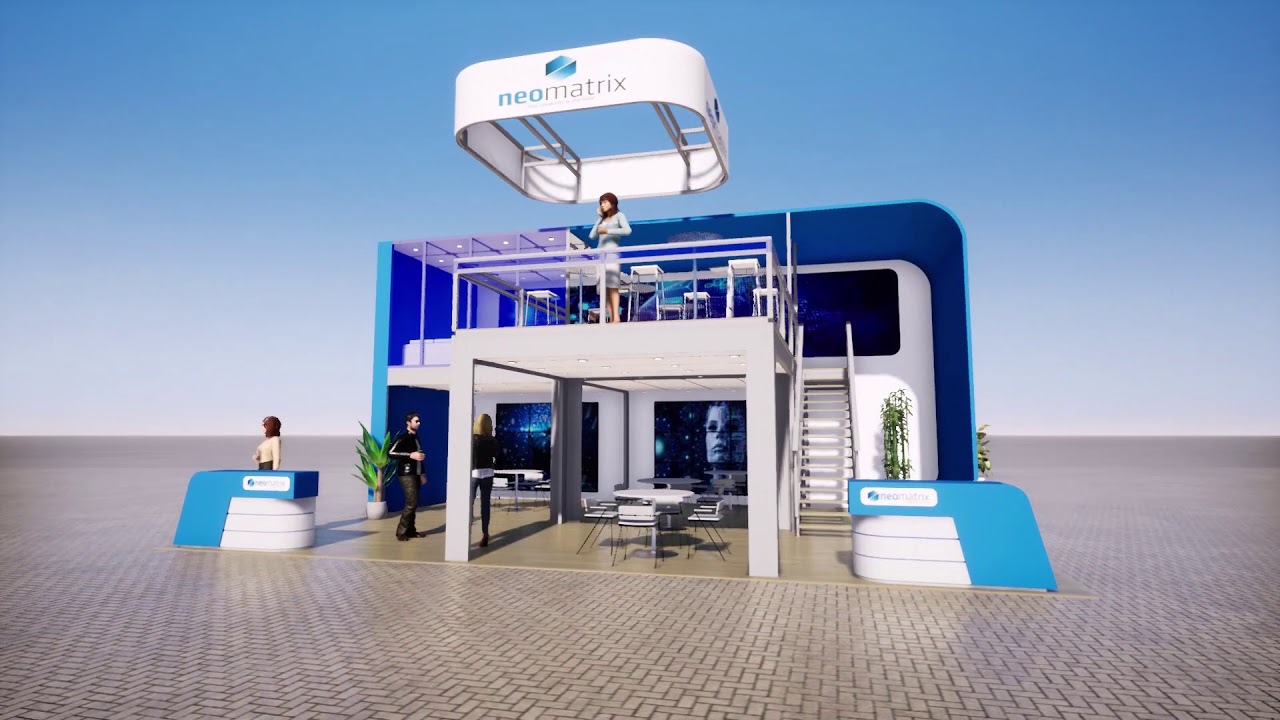 trade shows booth design Fast modular construction double deck