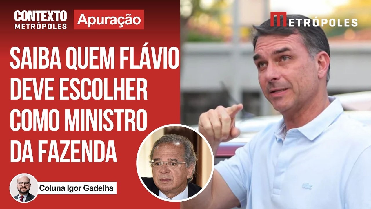 Eleições 2026: Flávio Bolsonaro já tem nomes para a Fazenda; saiba quem são
