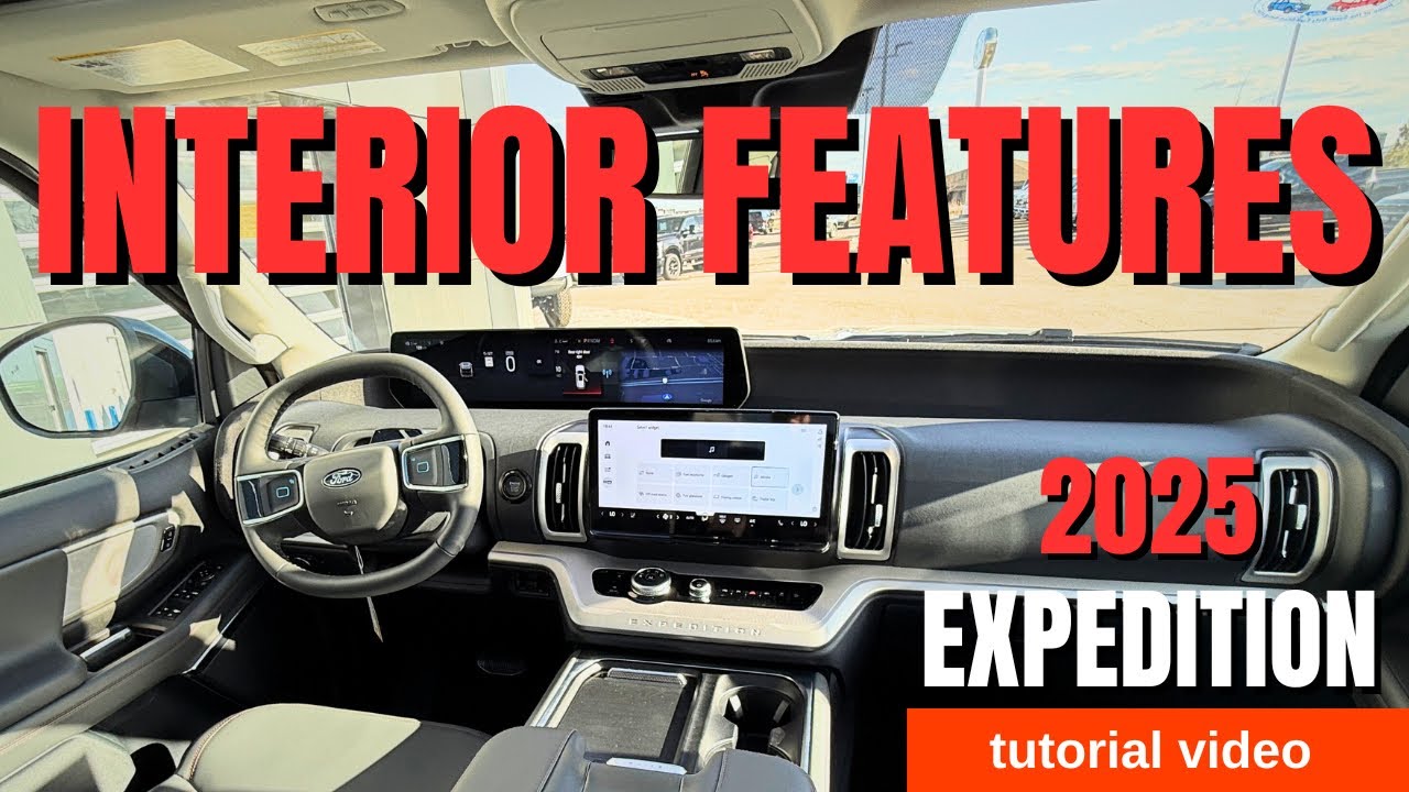 2025+ Ford Expedition Interior Tutorial | Dash Controls & Tech Walkthrough