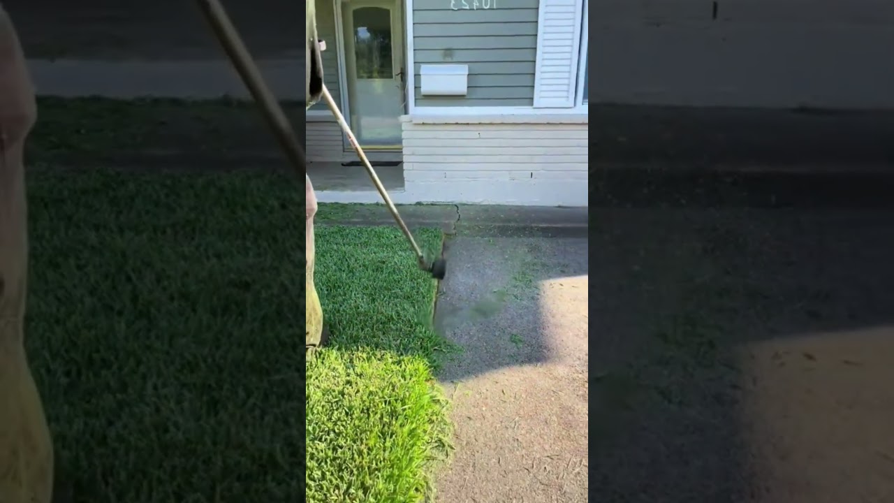 Perfect Lawn Corner Cuts ✂️ | #lawncare #trimming