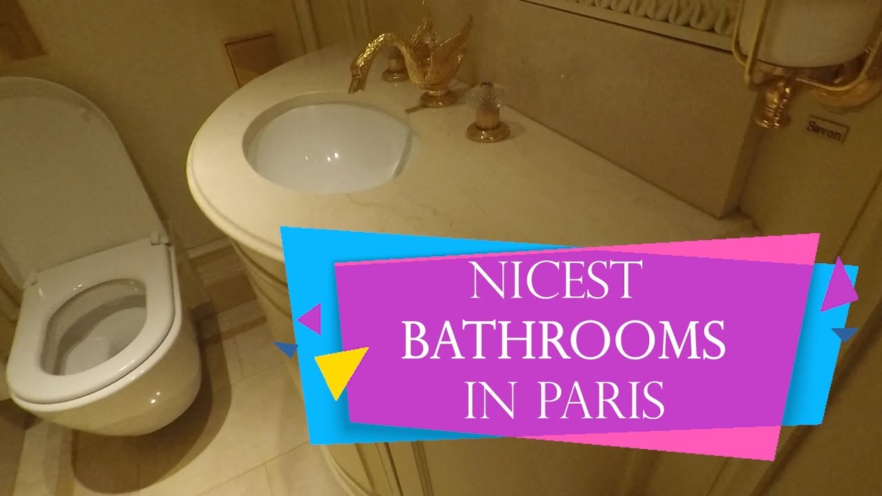 NICEST BATHROOM IN PARIS: Ritz Hotel - Paris, France Bathroom & Elevator Tour