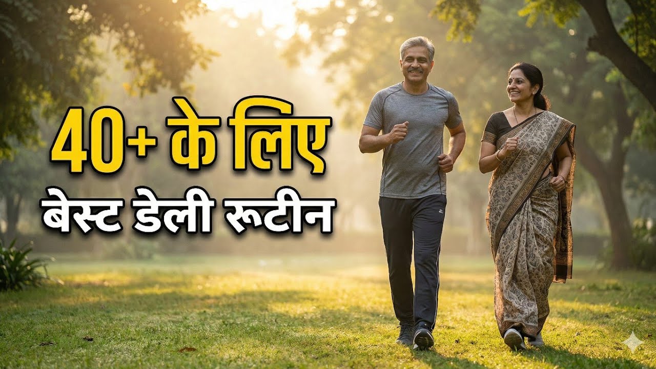 40+ उम्र वालों के लिए बेस्ट डेली रूटीन || Healthy & Active Life After 40 || Best Daily Routine