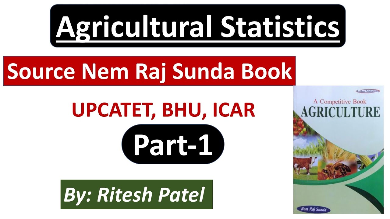 Agricultural statistics-1