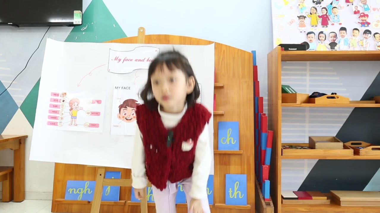 Video trả kết quả tiếng Anh định kỳ với GV Việt Nam của bạn Yến Nhi lớp Lion
