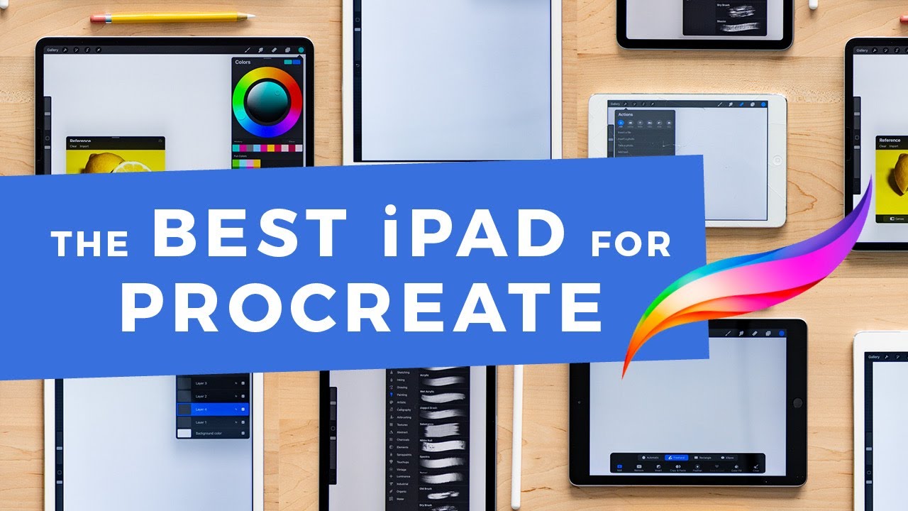 Лучший iPad для работы в Procreate