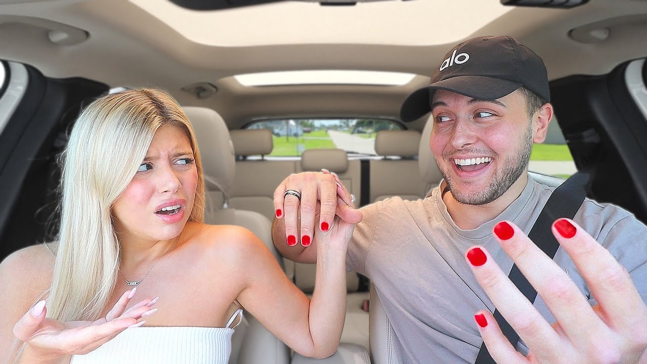 Picking Up My Fiancé With My NAILS PAINTED To See Her Reaction *HILARIOUS*