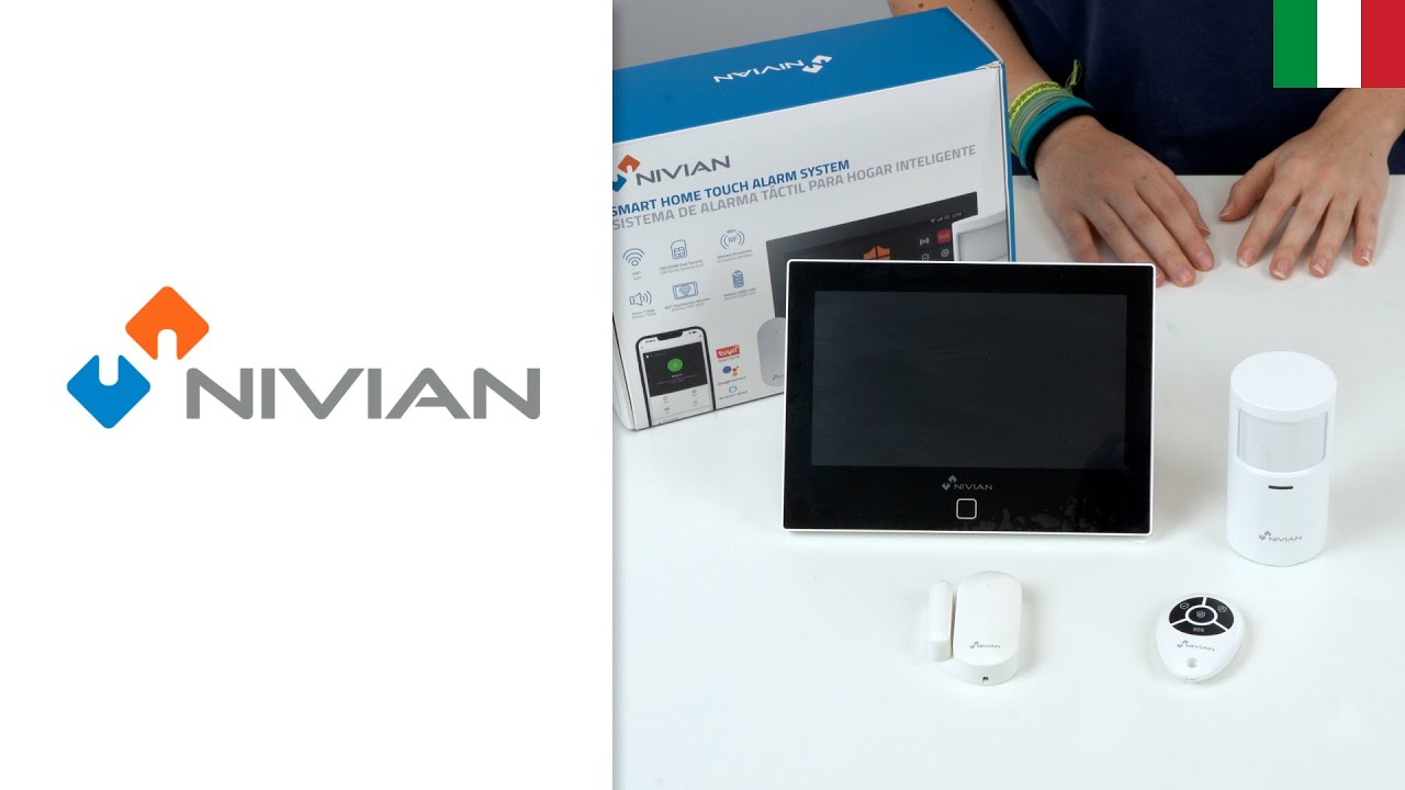 🔵 NIVIAN NVS-TOUCHALARM-W  | Come utilizzare il sistema di allarme smart PRO