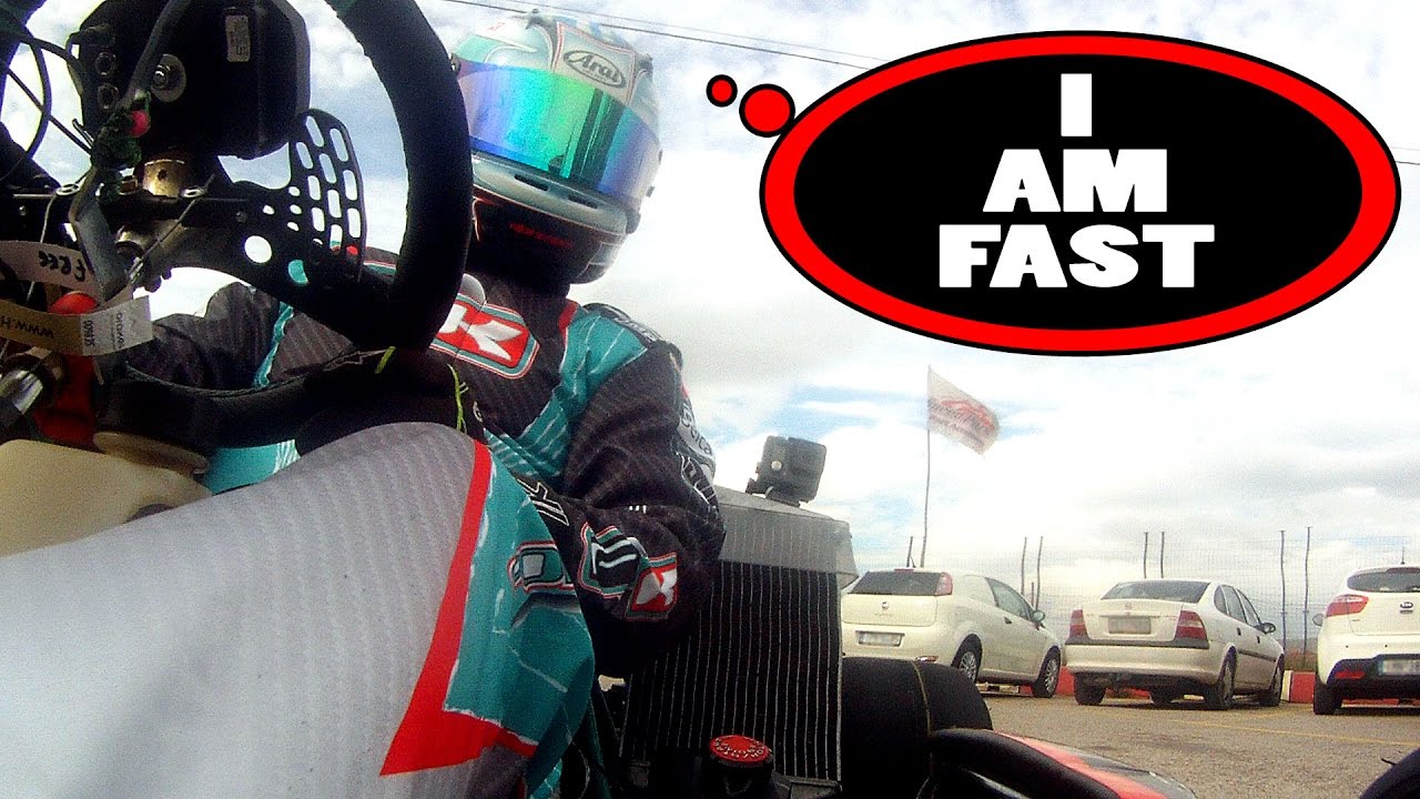 Lazer in Speedpark pushing Formula K/Rotax DD2 in 41.7 sec