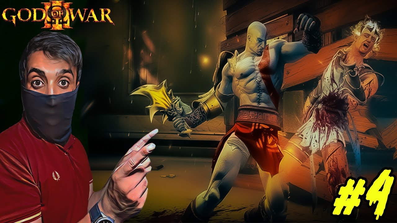 GOD OF WAR 3 Part 4 | Hermes Boss Fight 🔥| Full Brutal Gameplay