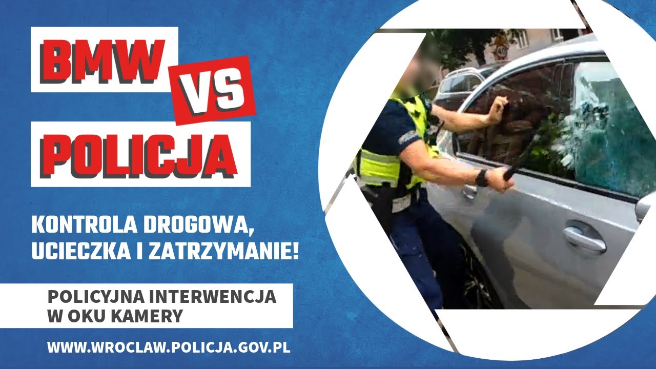Zatrzymanie BMW we Wrocławiu: Nieustąpienie pierwszeństwa i opór wobec funkcjonariuszek policji