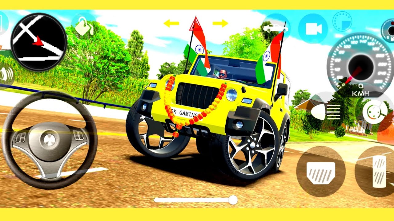 Modified Mahindra Thar (Dollar Song) Indian Car Simulator 3D || Android Gameplay Cars 3D Games #2025