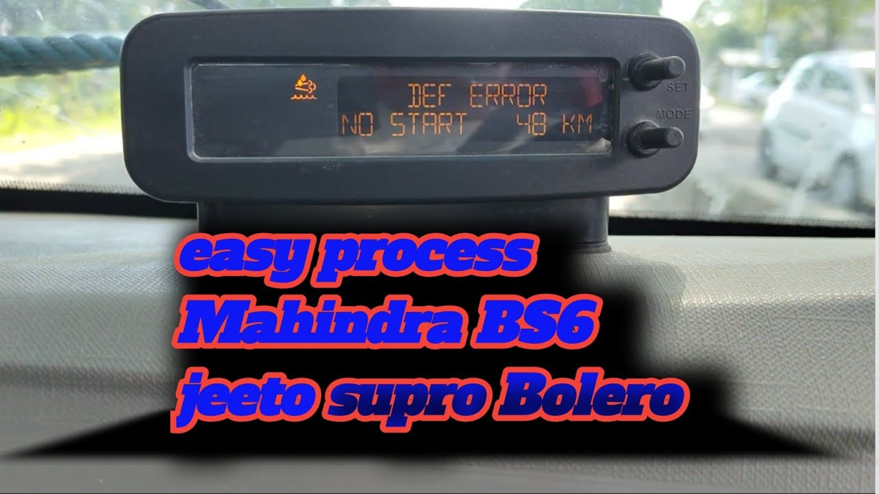 P2BA7 p2200 p2BAF Mahindra start Dented Dose malfunction DPF error no start 50km