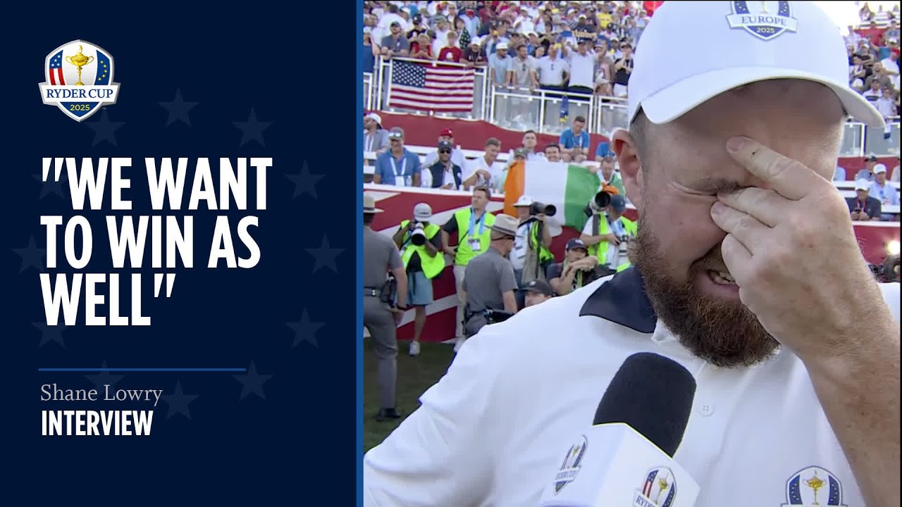 Shane Lowry Interview | Sunday Singles | 2025 Ryder Cup