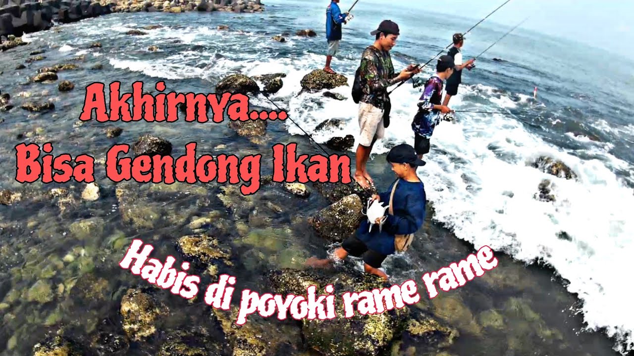 Begini kehebohan kala mancing bareng di plawangan puger