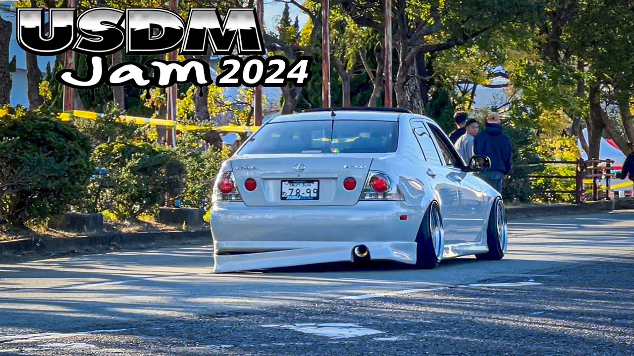 🌈【搬出動画】バンパー引きずりながら搬出するアルテッツァ！！【USDM JAM 2024】