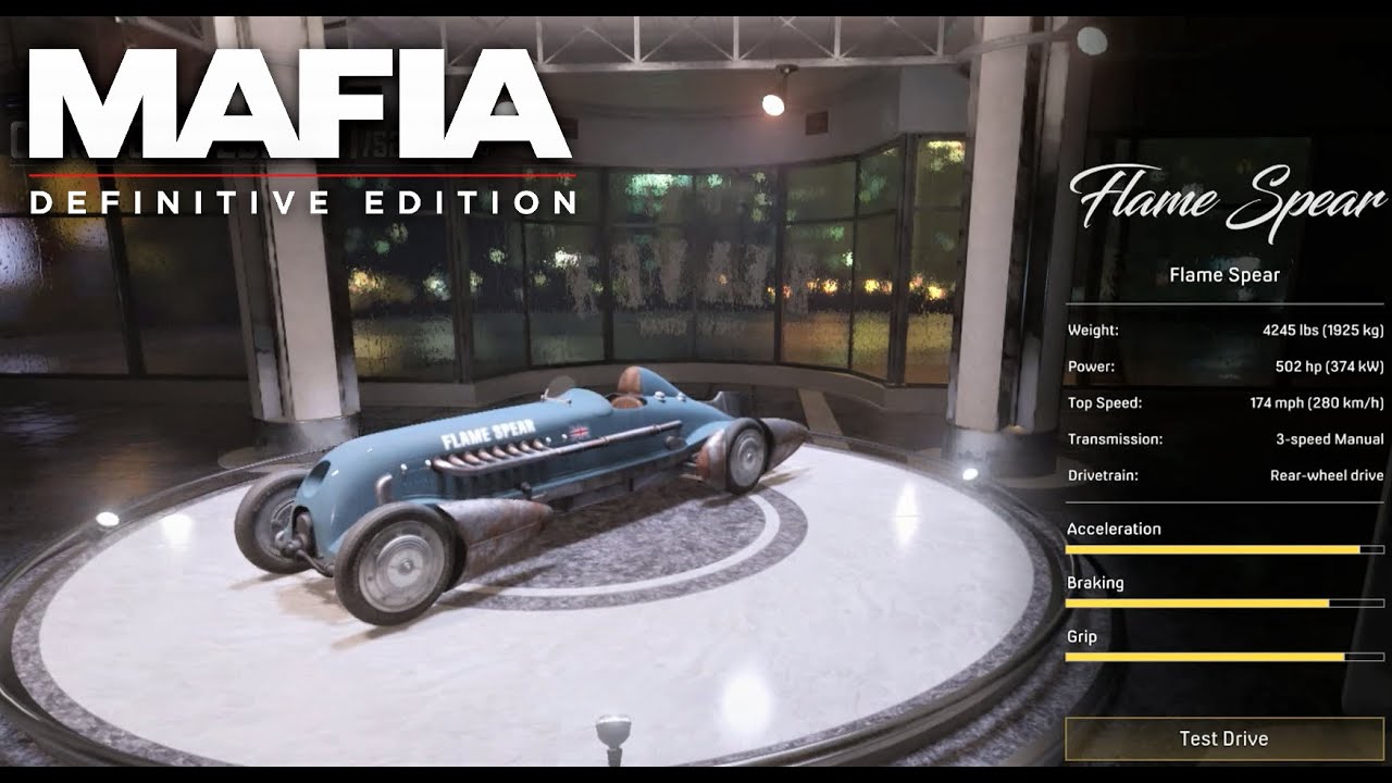 Mafia Definitive Edition Carcyclopedia 51/52 Cars