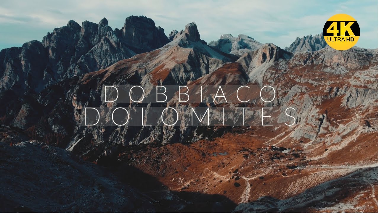 DOBBIACO | DOLOMITES | TOBLACH | 4K UHD | CINEMATIC DRONE FOOTAGE