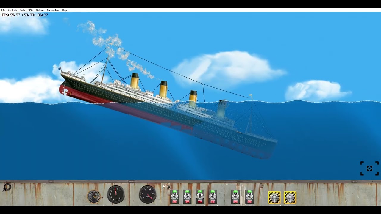 Floating Sandbox 1 19 2   R M S  Titanic With Power   by Gabriele Giuseppini & Michael Bozarth 2026