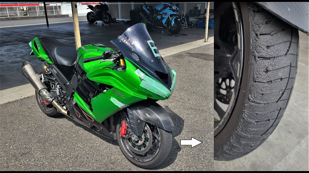 岡山国際サーキット　ZX-14R　サーキットデビュー