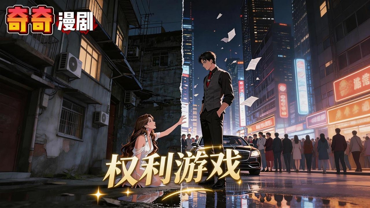 《權力遊戲》隱去商界鉅鱷的身分，以溫柔將她寵成十指不沾陽春水的模樣，更是依她心意，每年四十萬資助寒門學子。#漫劇