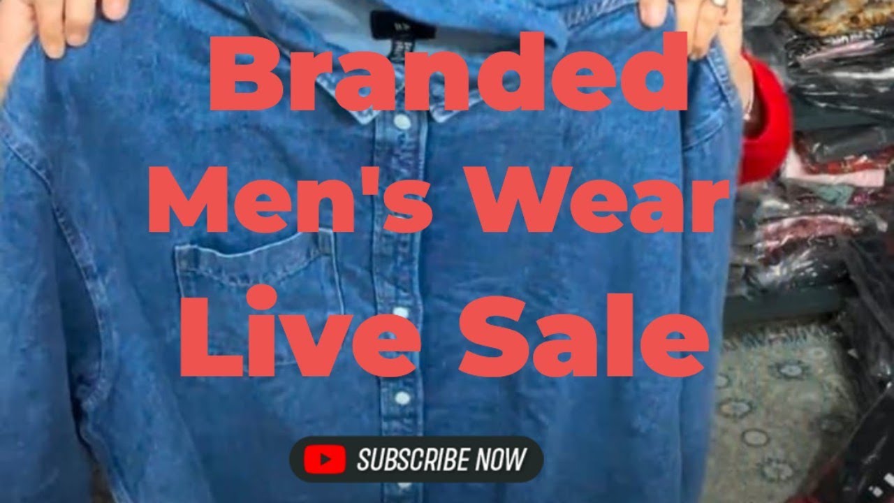 Friday Live for Branded Men's wear sale 🌷 Booking no.9899504070