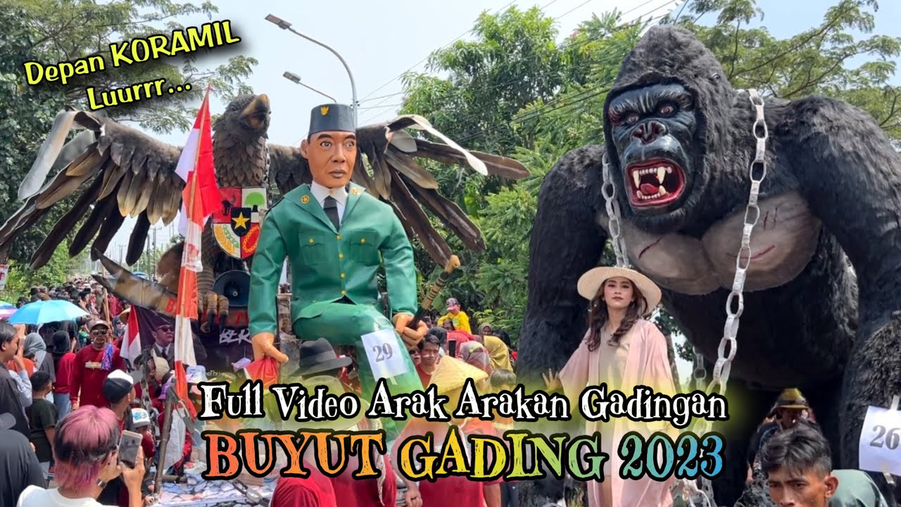 Full Video Arak Arakan GADINGAN 2023 ‼️ Ngunjung Buyut GADING Indramayu
