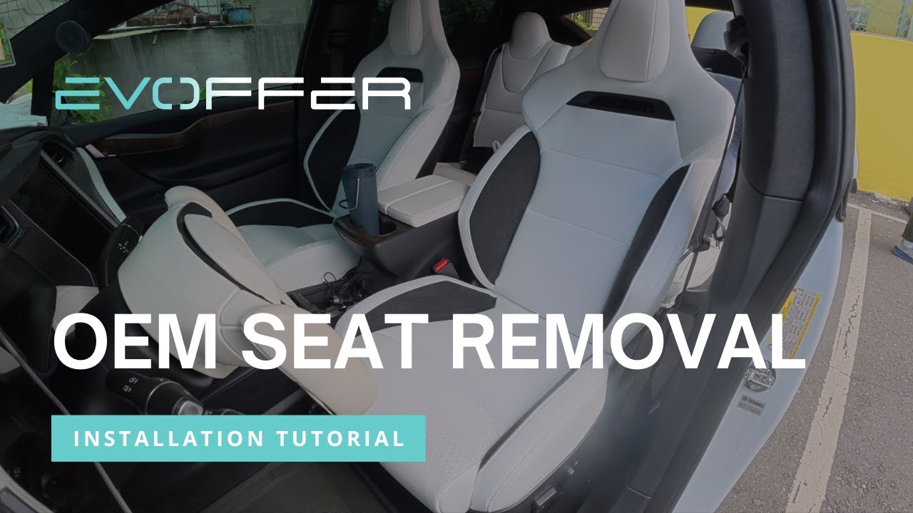 Руководство по снятию штатного сиденья | Tesla Model S и Model X | EVOffer