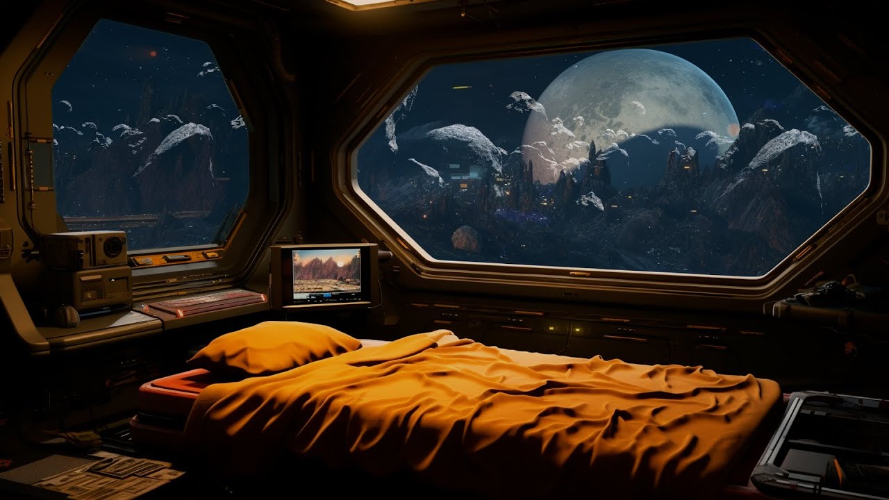 Radio Noise on the Ceres 4 Space Station - Deep Sleep, Focused Learning, Absolute Relaxation