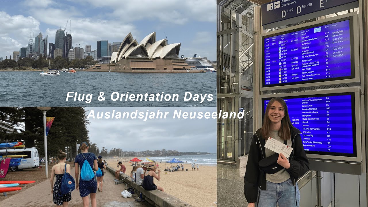 Flug nach Neuseeland | Orientation Days Sydney | Auslandsjahr 2020