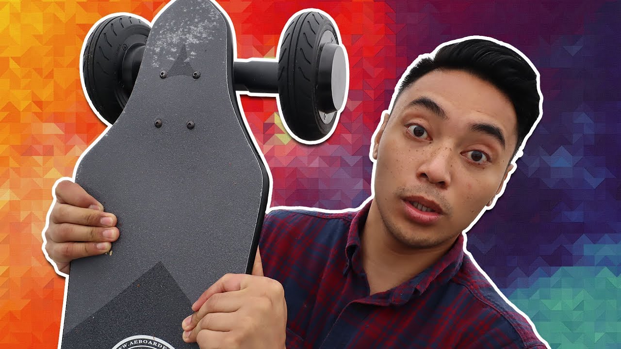 Первая поездка на вездеходном электрическом скейтборде AEBOARD GT