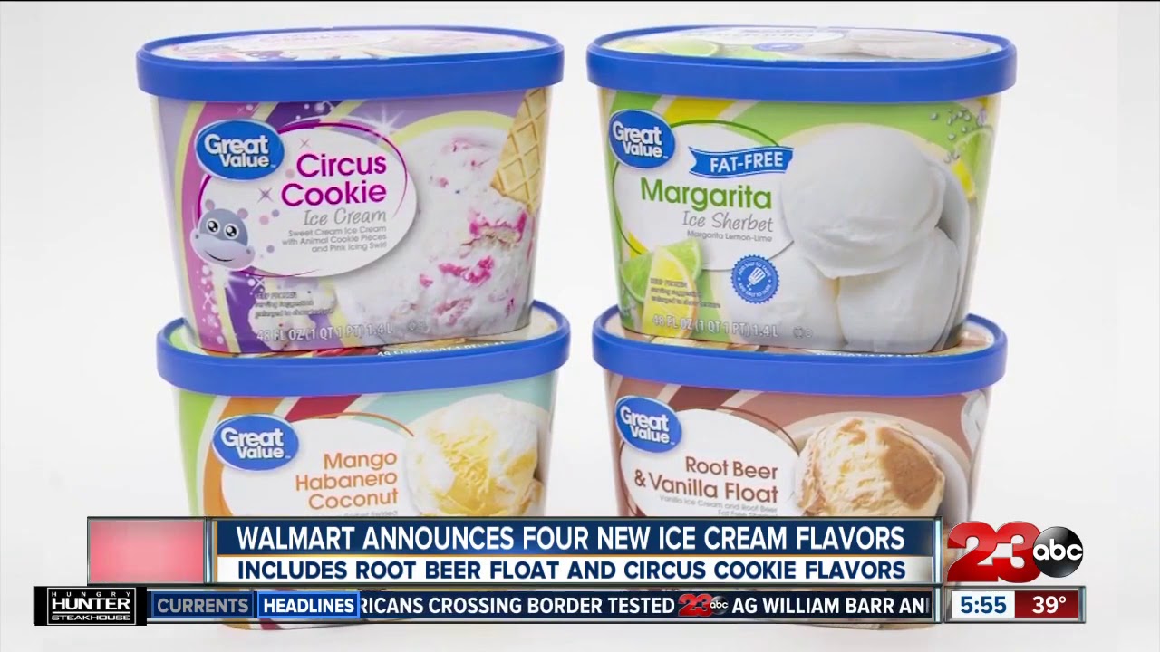 Walmart releases new ice cream flavors