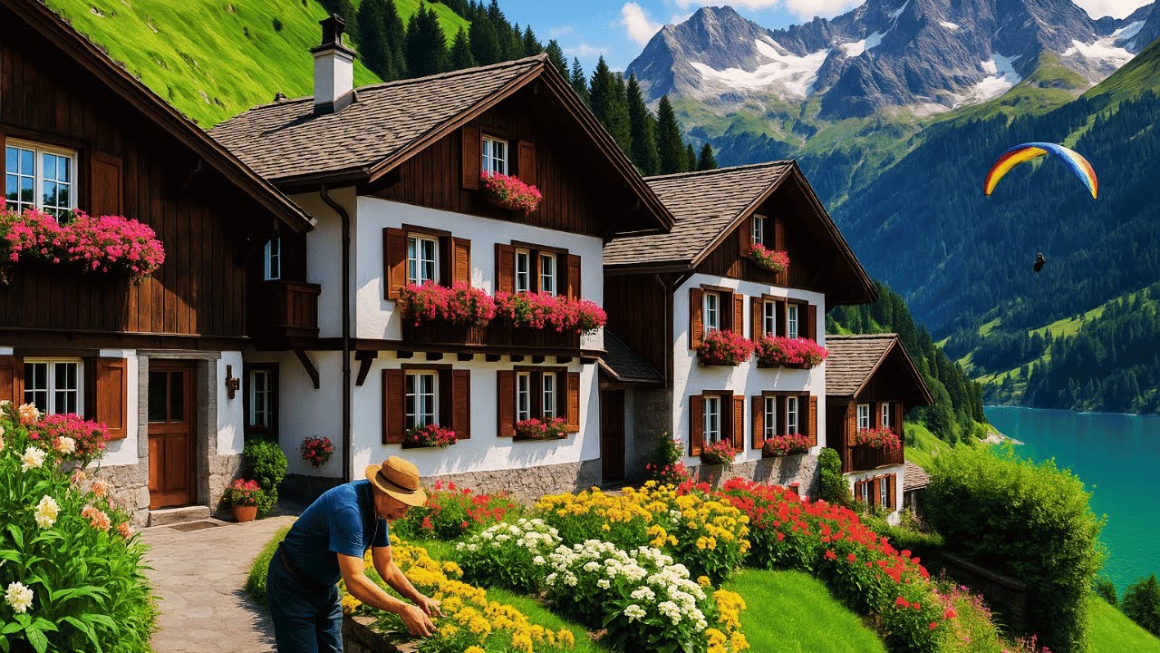 How do people live in the german countryside || German vintage walking tour - Germany Village Life🇩🇪