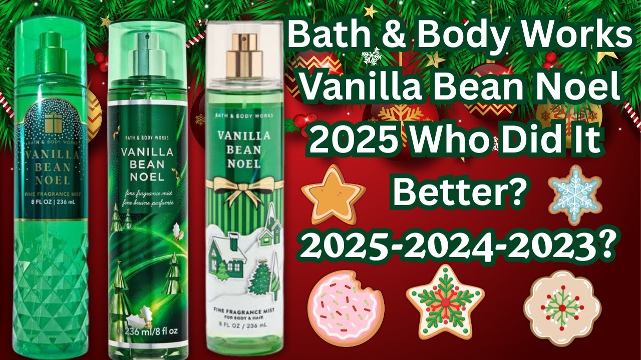 У кого получилось лучше? ▌Vanilla Bean Noel 2025 против 2023 и 2024! ▌Bath & Body Works #bathandb...