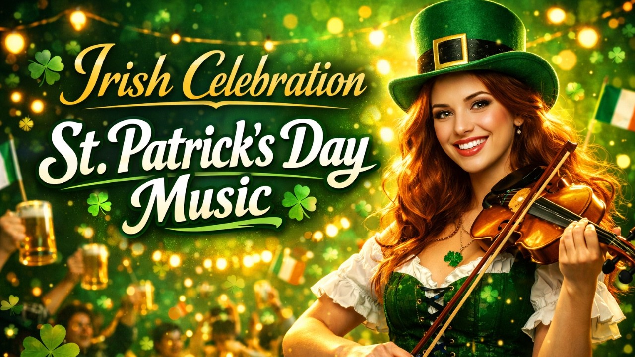 Vibrant Irish Celebration 🍀 | Enchanted St. Patrick’s Day Music 🎻 | Celtic Violin & Green Magic ✨.