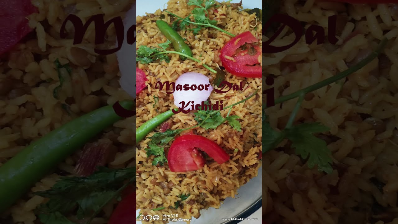Masoor dal kichidi