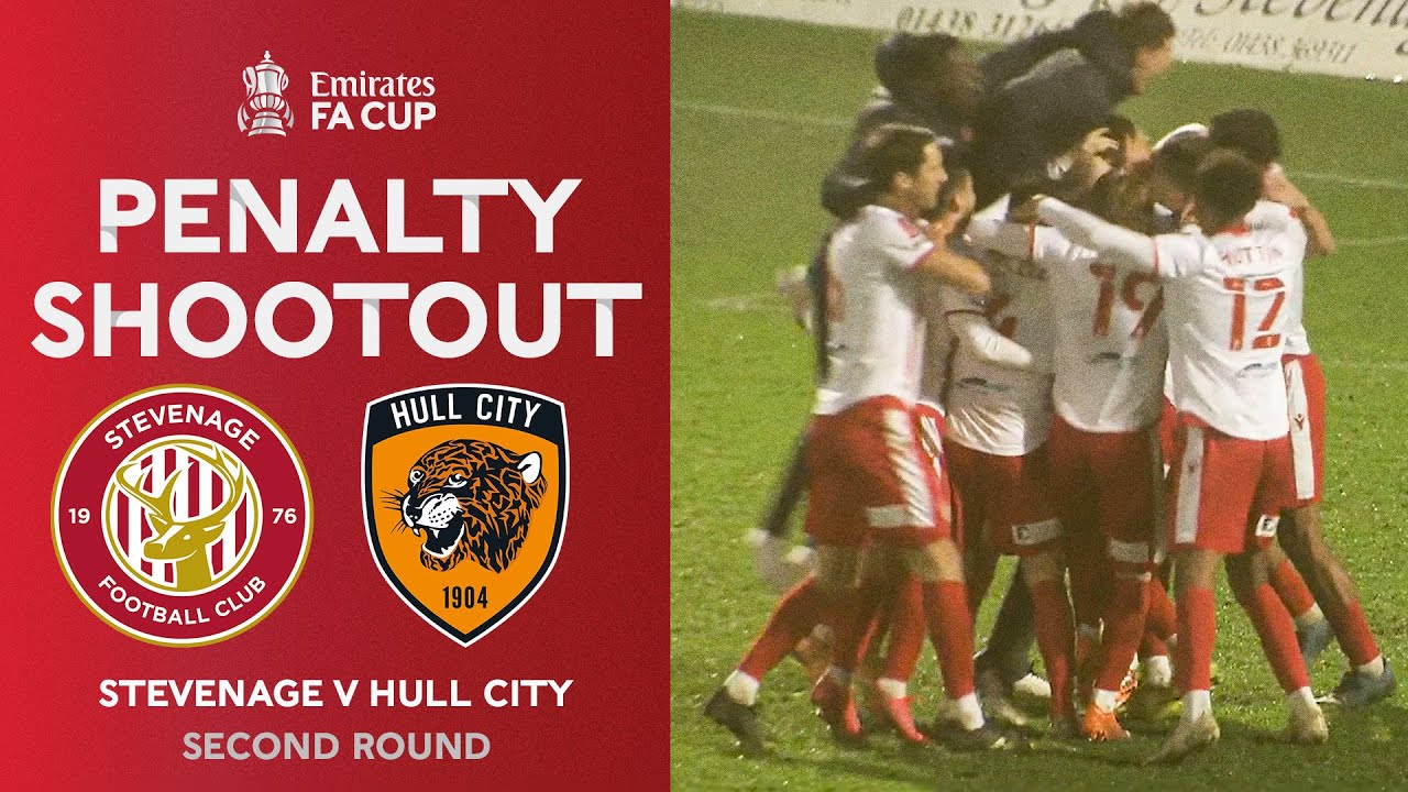 FULL Penalty Shootout | Stevenage v Hull City | Emirates FA Cup 20-21