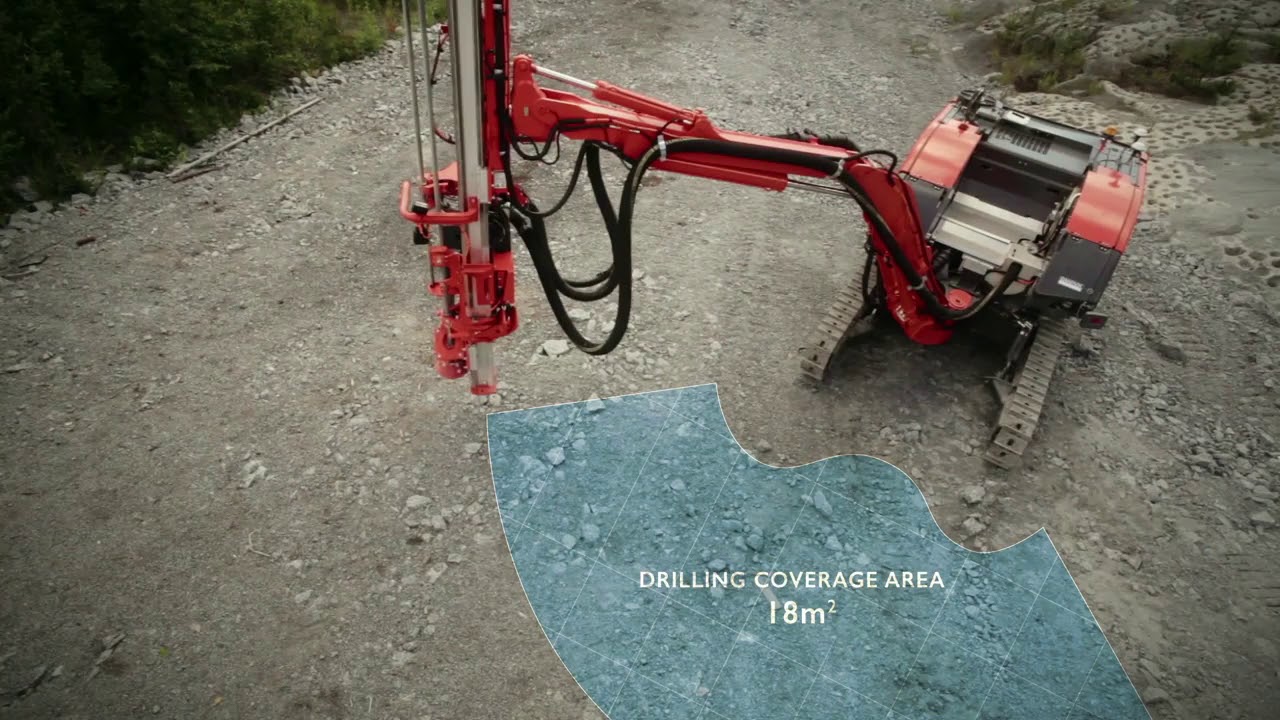 Dino DC400Ri - Boom Coverage | Sandvik Mining and Rock Technology