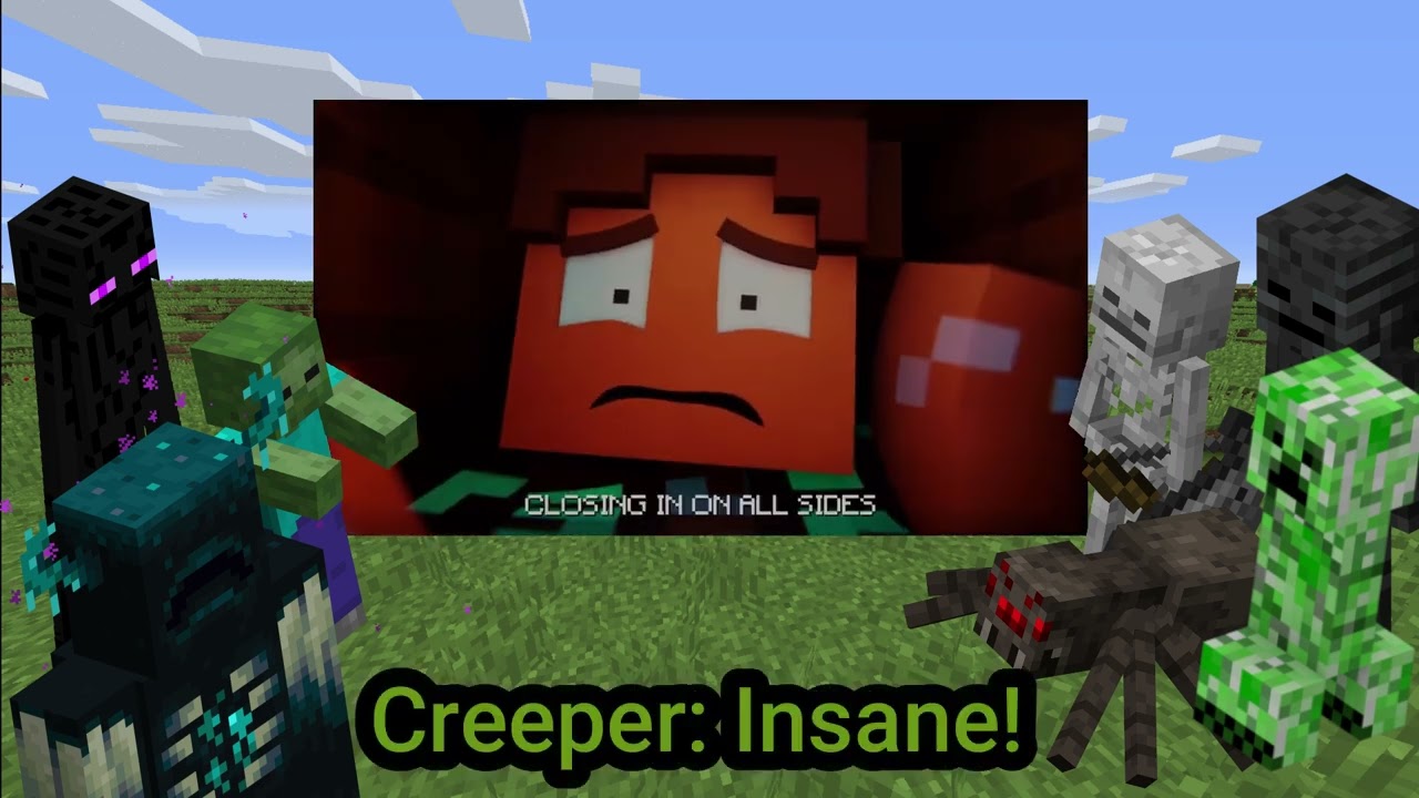 Реакция Minecraft-моба на Warden Rap