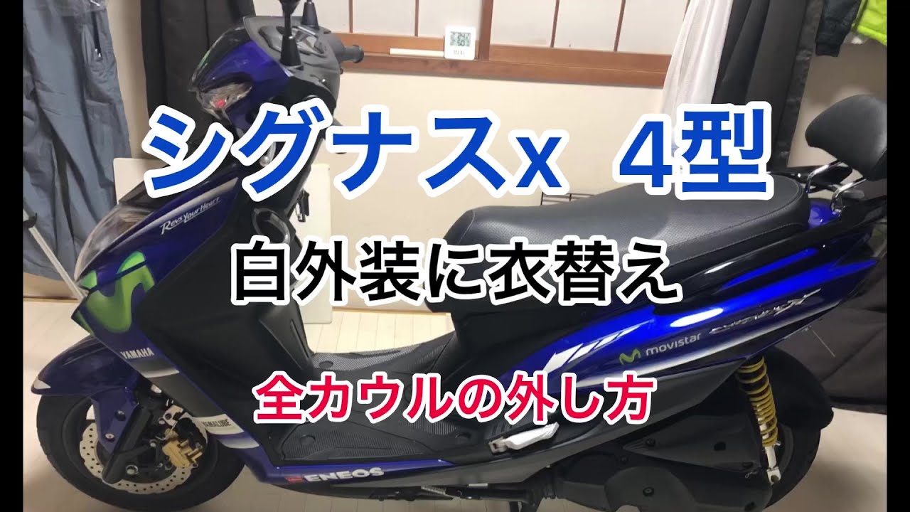 シグナス外装バラシ