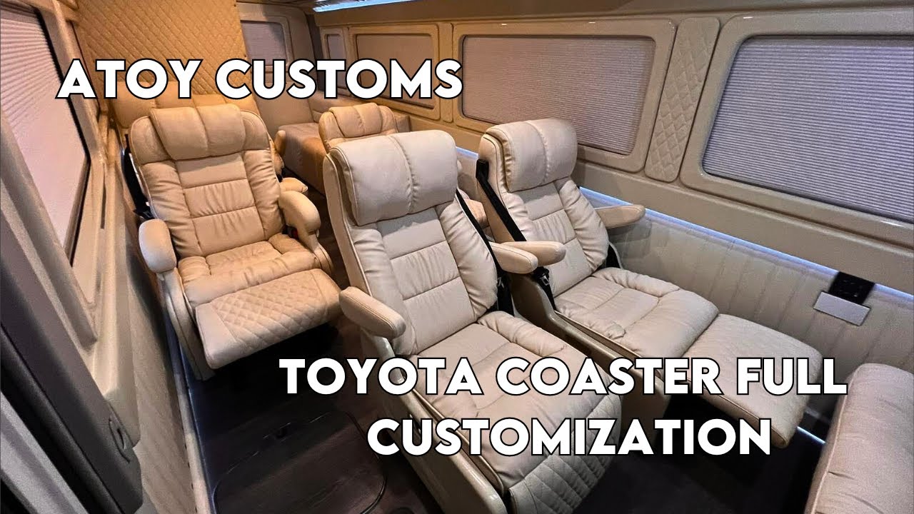 Toyota Coaster Full Customized by Atoy Customs