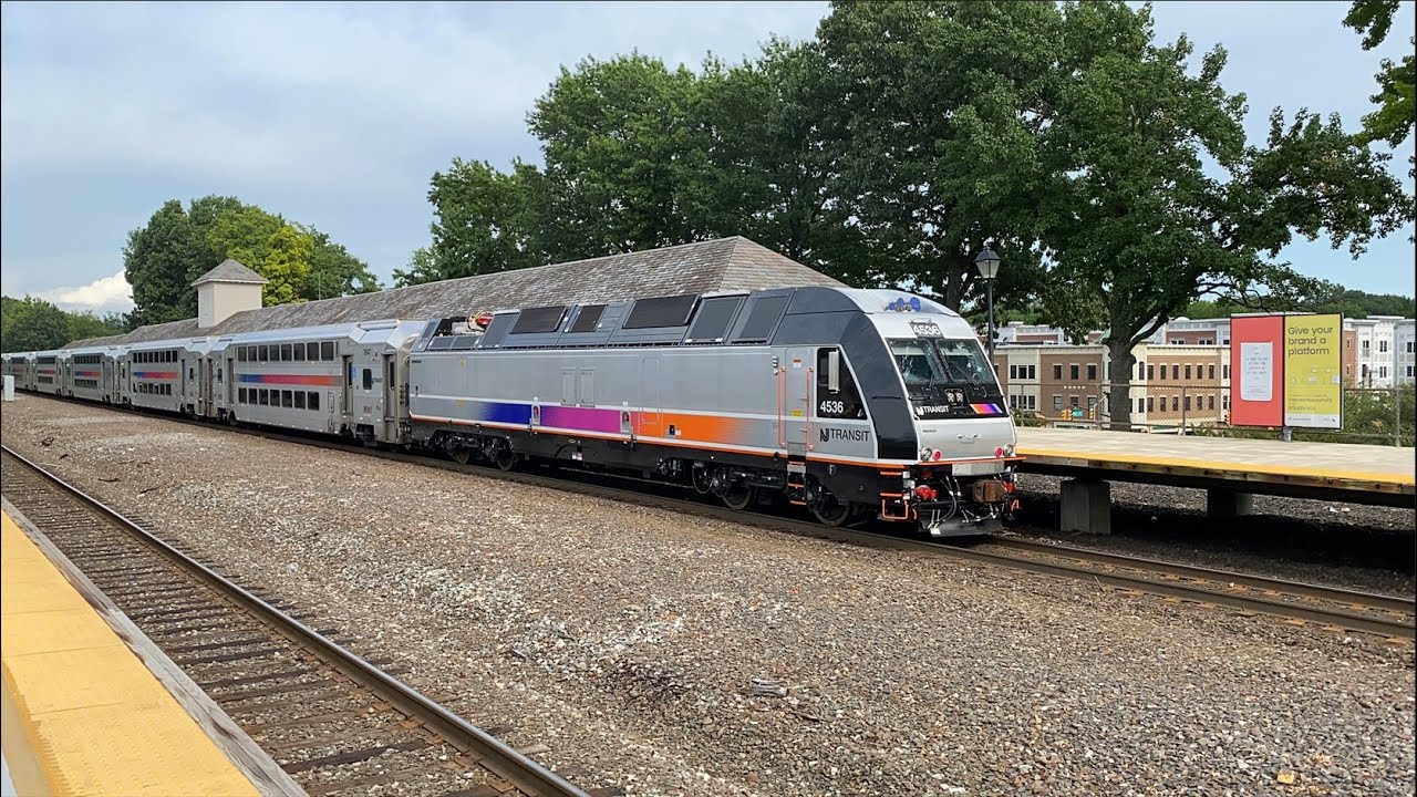 NJ Transit Bombardier ALP-45A 4536 First Day Solo Revenue Service On Raritan Valley Line (8/9/21)