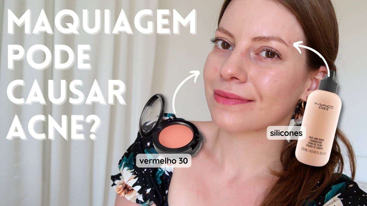 Por que você tem espinhas depois de utilizar maquiagem (e a solução!)