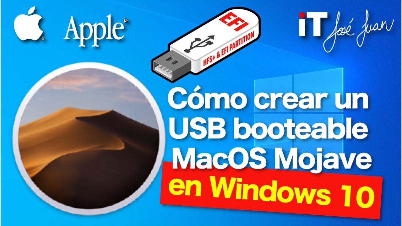 👉  macOS Mojave para hacer un USB booteable PARA MAC en WINDOWS con TRANSMAC