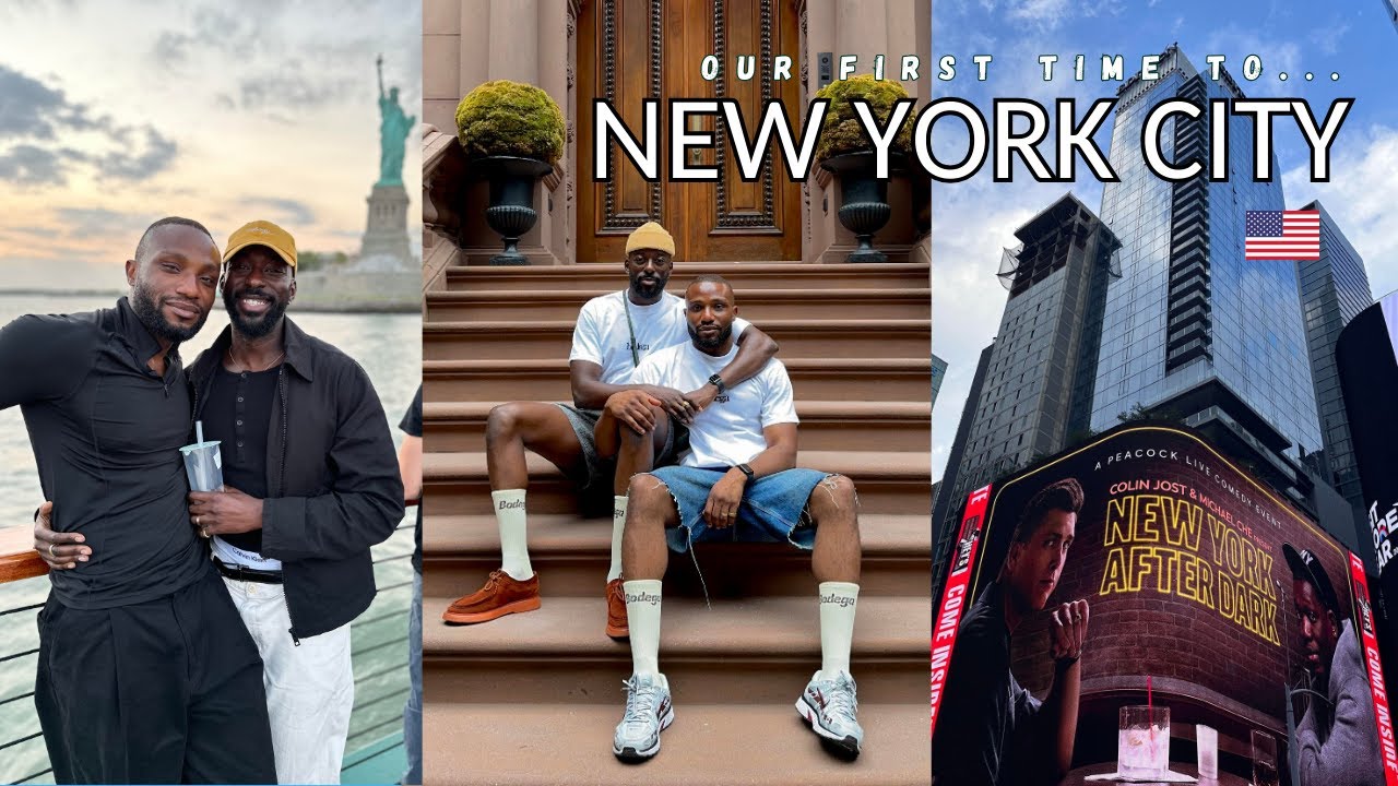 TRAVEL VLOG | COUPLE'S FIRST TRIP TO NEW YORK CITY 🗽