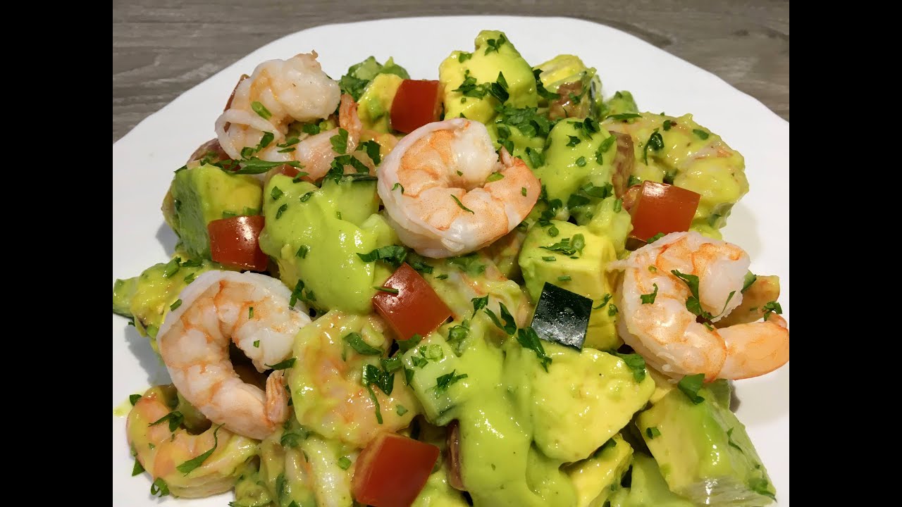 ✅✅ENSALADA DE CAMARÓN🦐🦐 CON AGUACATE🥑🥑‼️❤❣