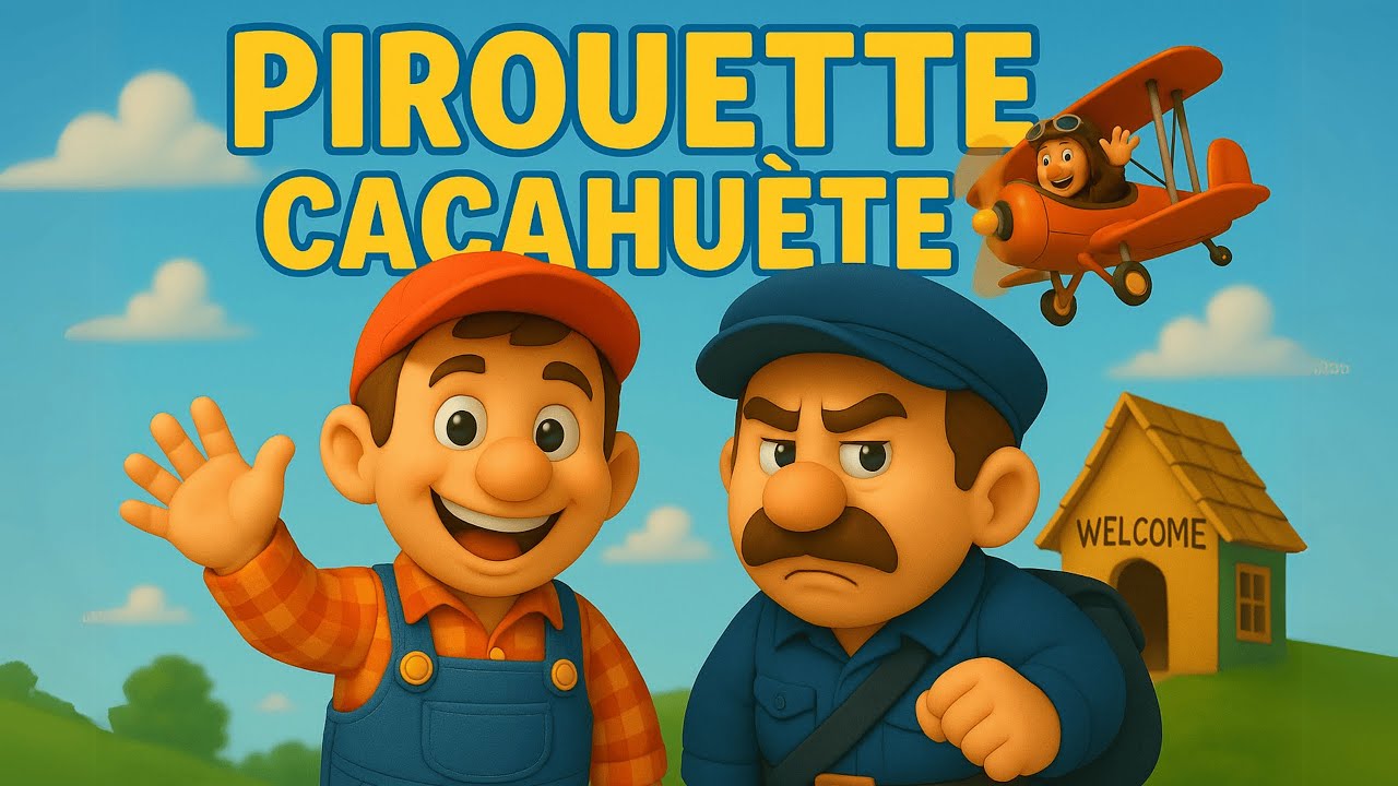 Pirouette Cacahuète 🎶🥜👃 - Chanson pour Enfants | Comptine Amusante et Éducative